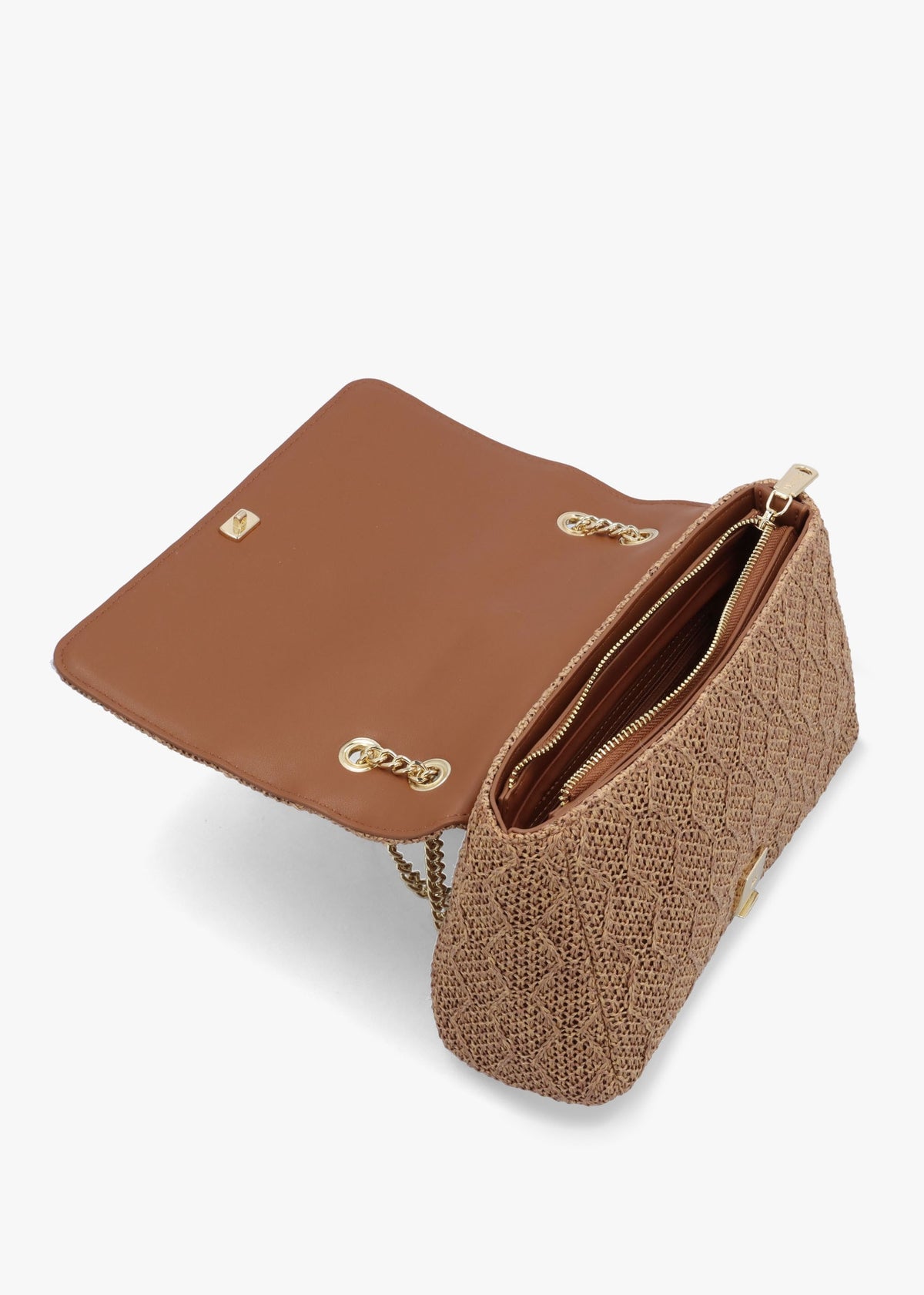 Ocarina Summer Cuoio Woven Satchel Bag
