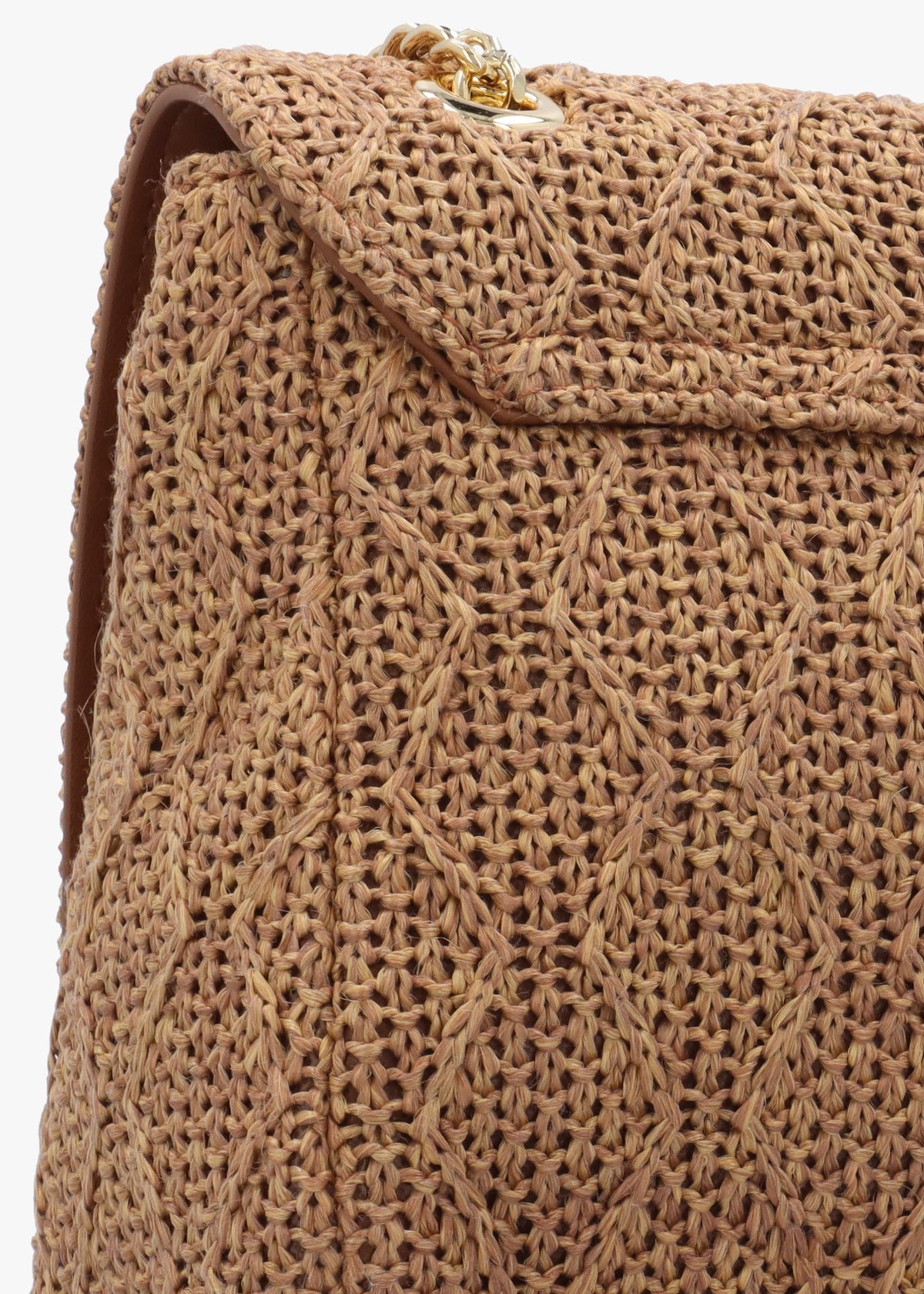 Ocarina Summer Cuoio Woven Satchel Bag