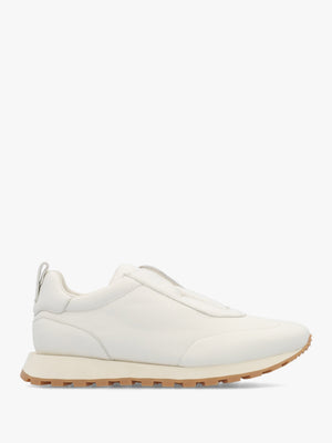 Aslip White Leather Trainers