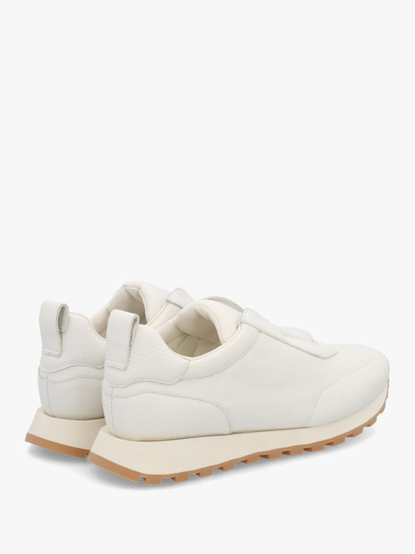 Aslip White Leather Trainers
