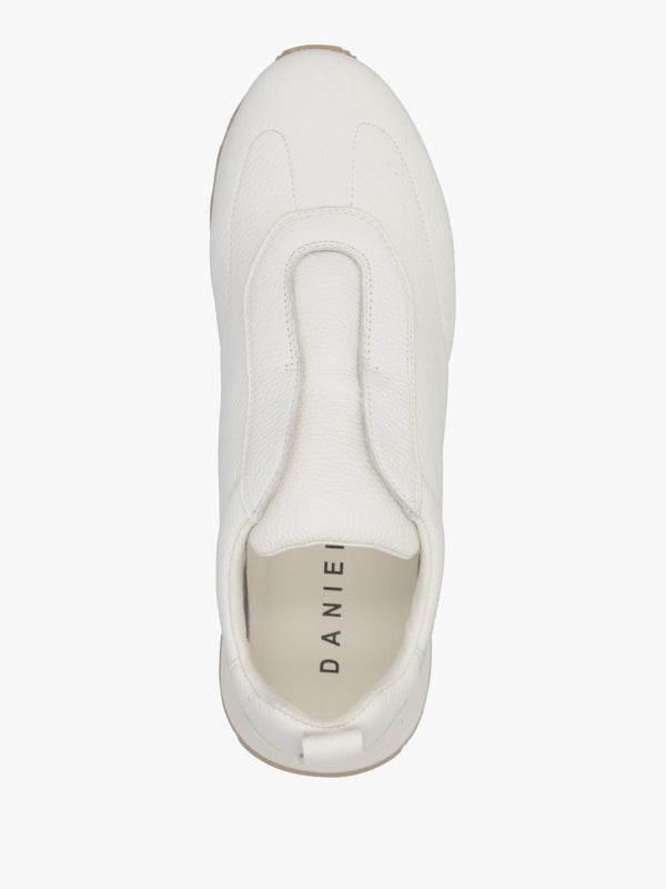 Aslip White Leather Trainers
