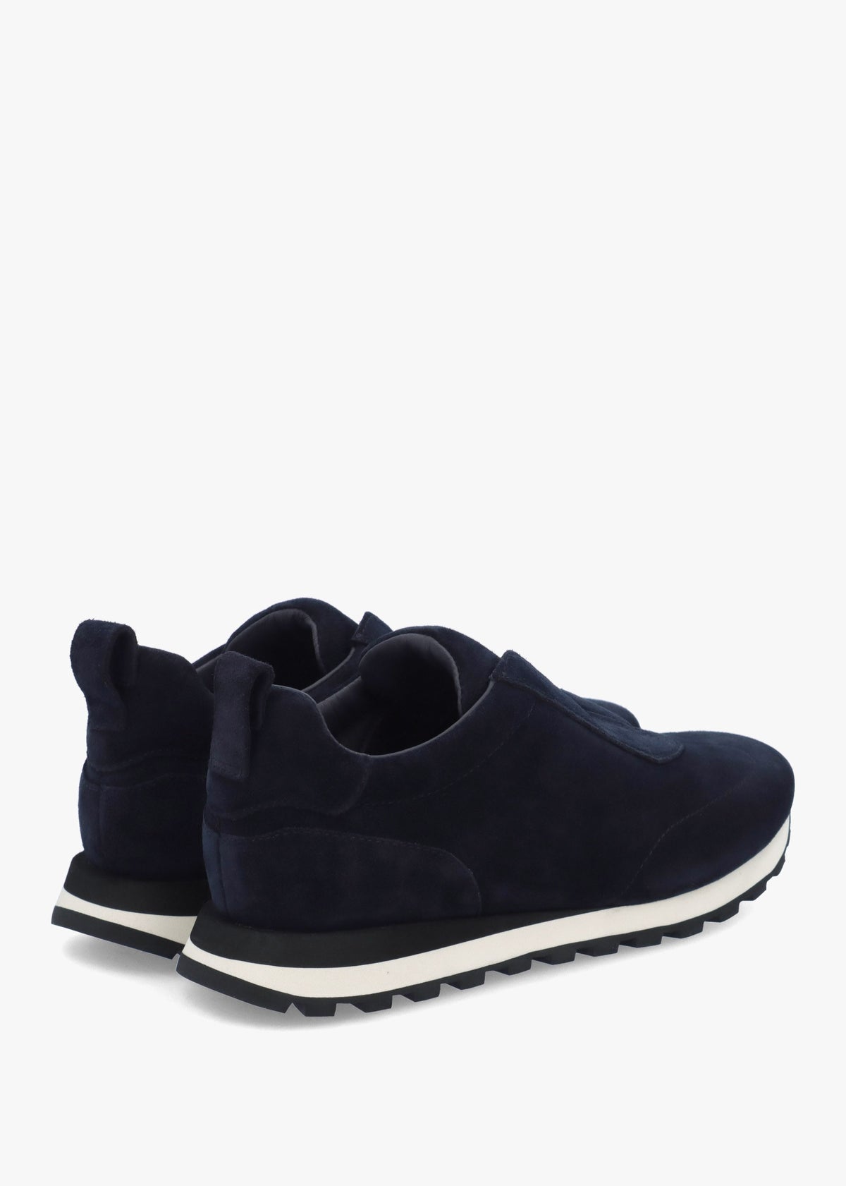 Aslip Navy Suede Trainers