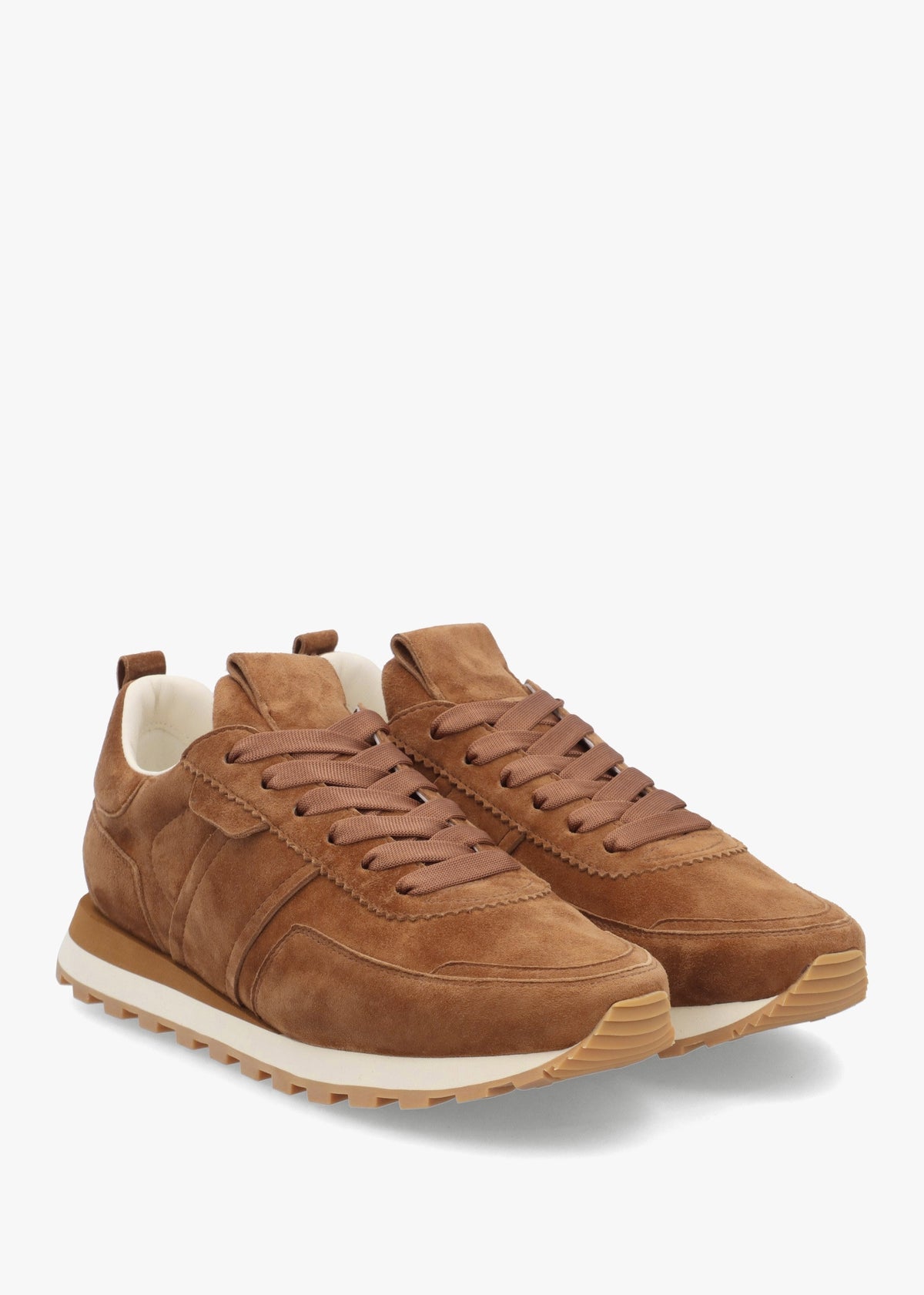 Aimie Tan Suede Runner Trainers