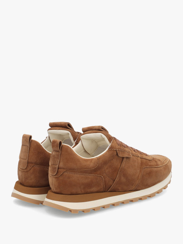Aimie Tan Suede Runner Trainers