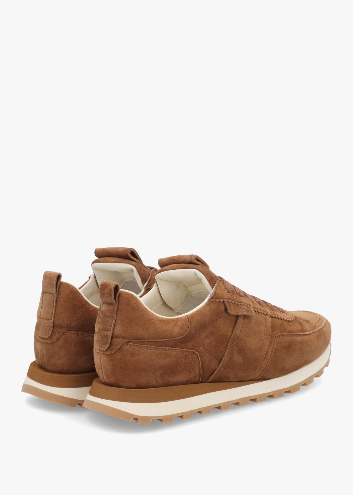 Aimie Tan Suede Runner Trainers