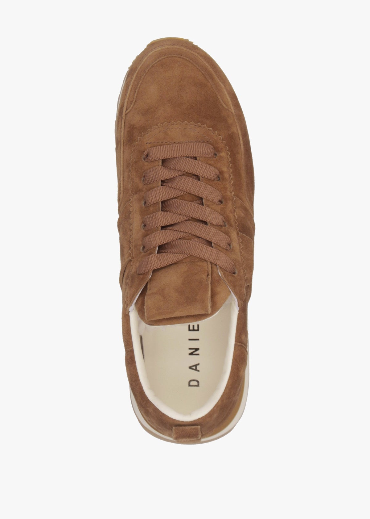 Aimie Tan Suede Runner Trainers