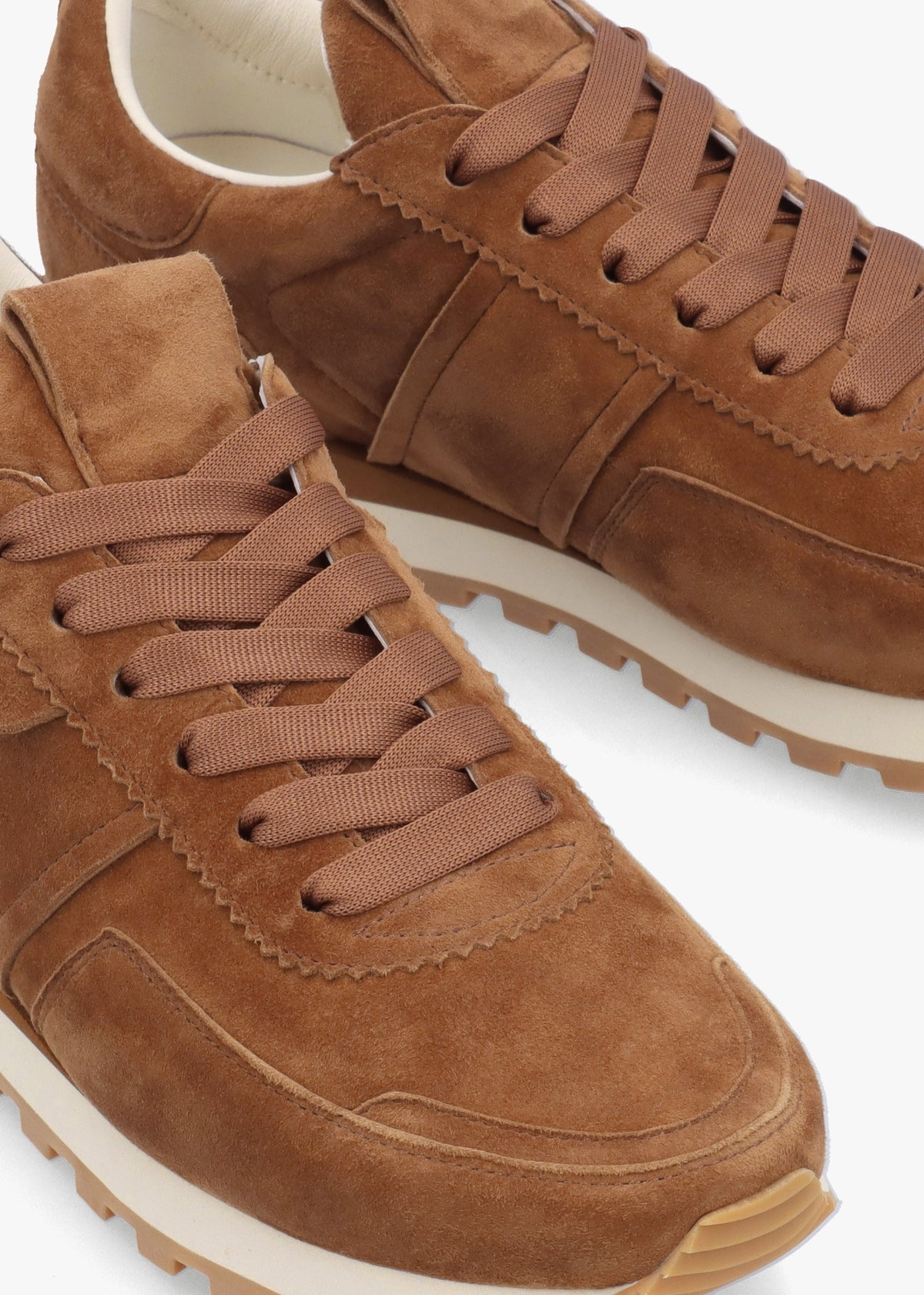 Aimie Tan Suede Runner Trainers