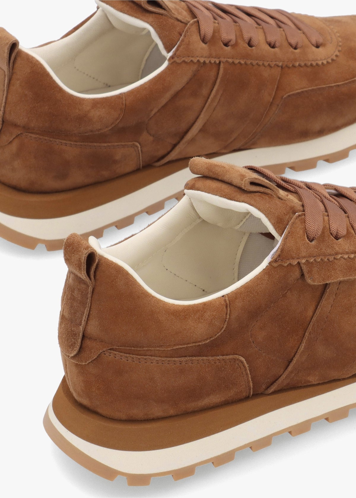 Aimie Tan Suede Runner Trainers