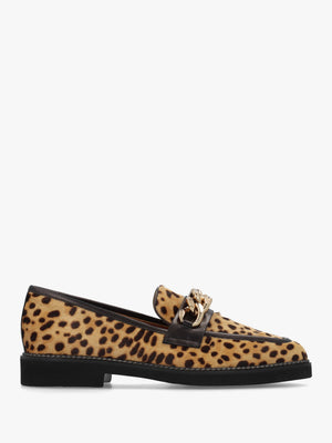 Cheetah Pony Hair Loafers