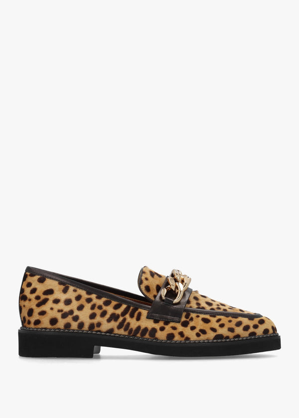Cheetah Pony Hair Loafers