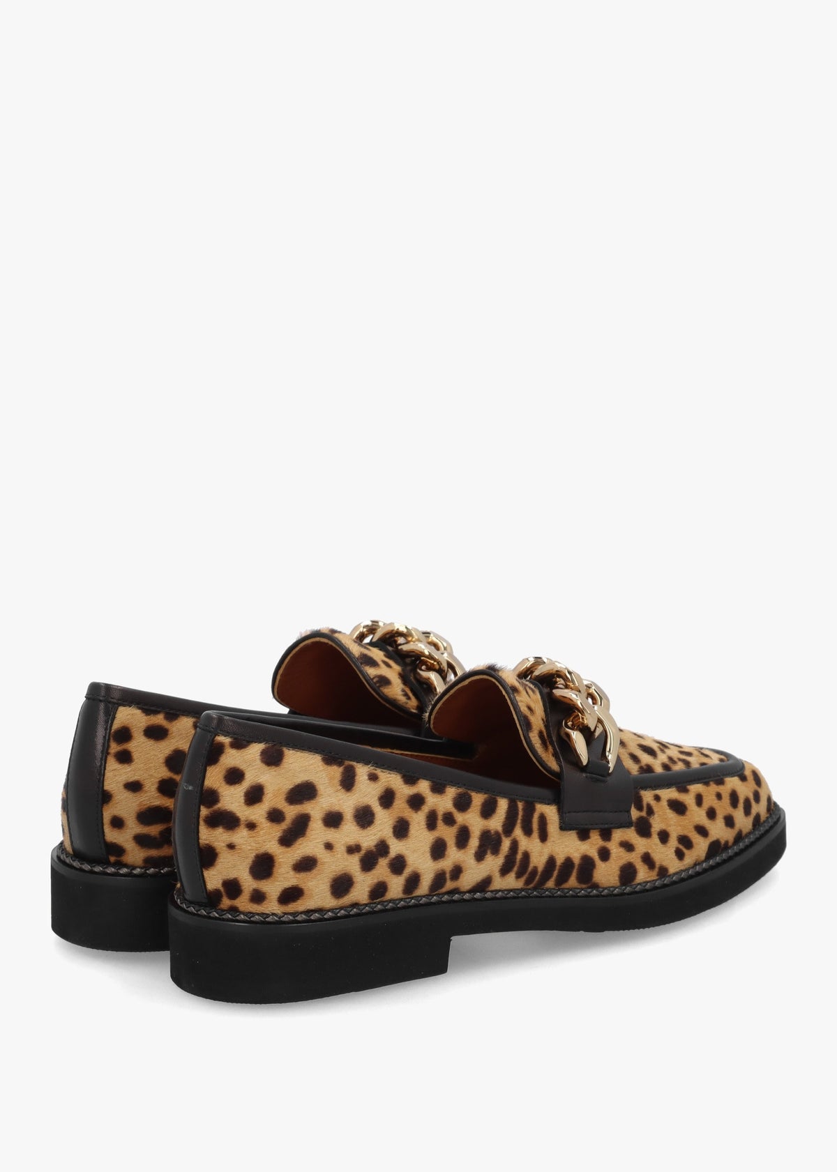Cheetah Pony Hair Loafers