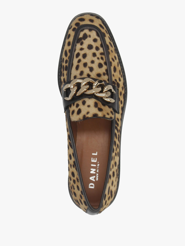 Cheetah Pony Hair Loafers