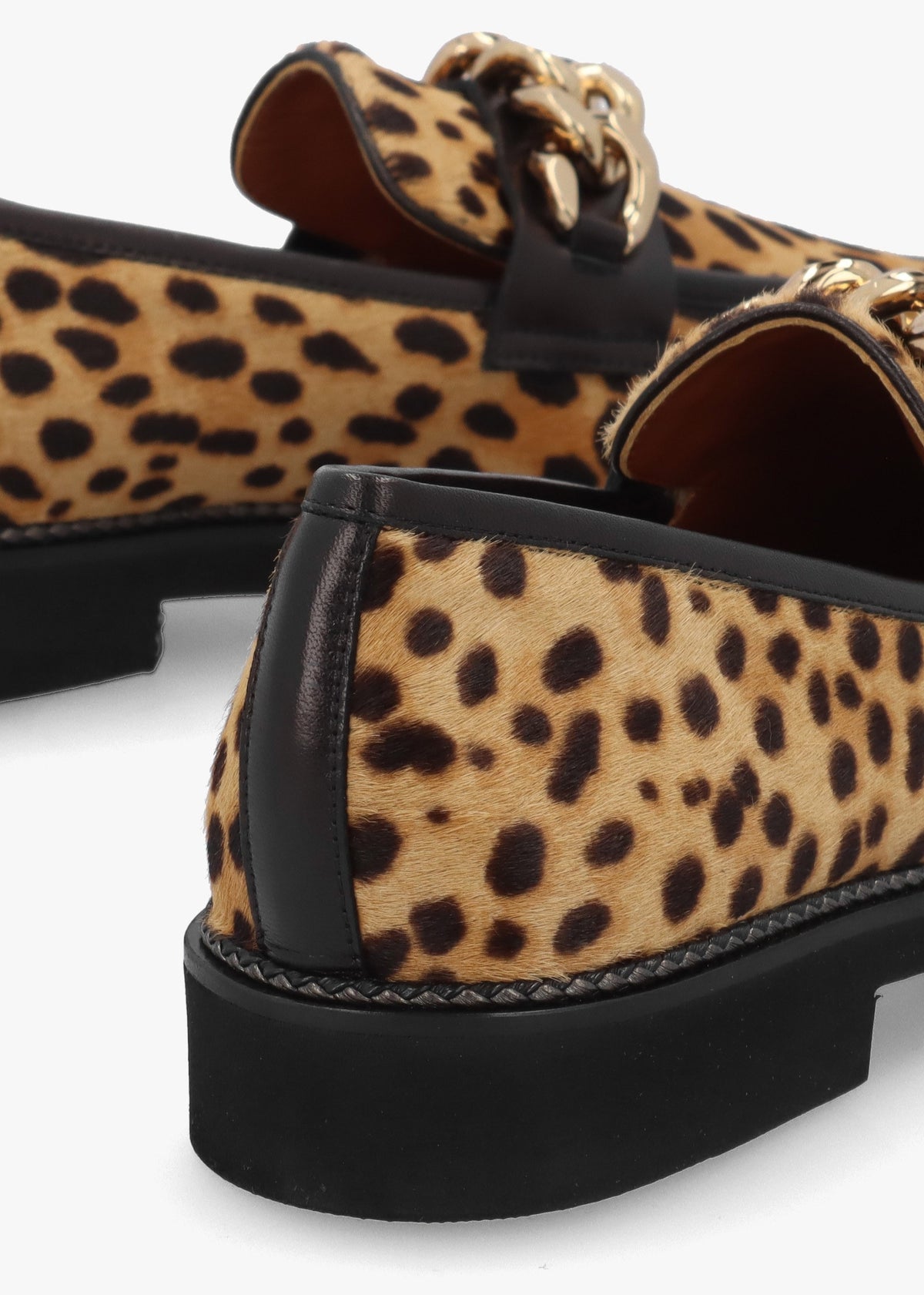 Cheetah Pony Hair Loafers