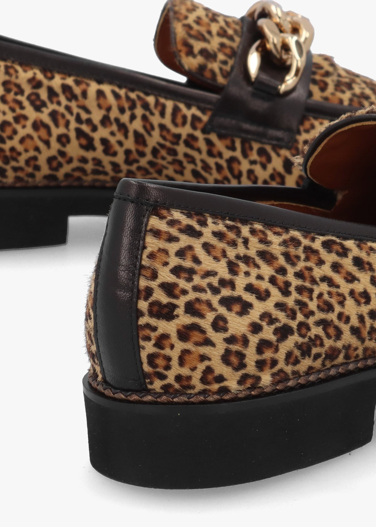 Leopard Pony Hair Loafers
