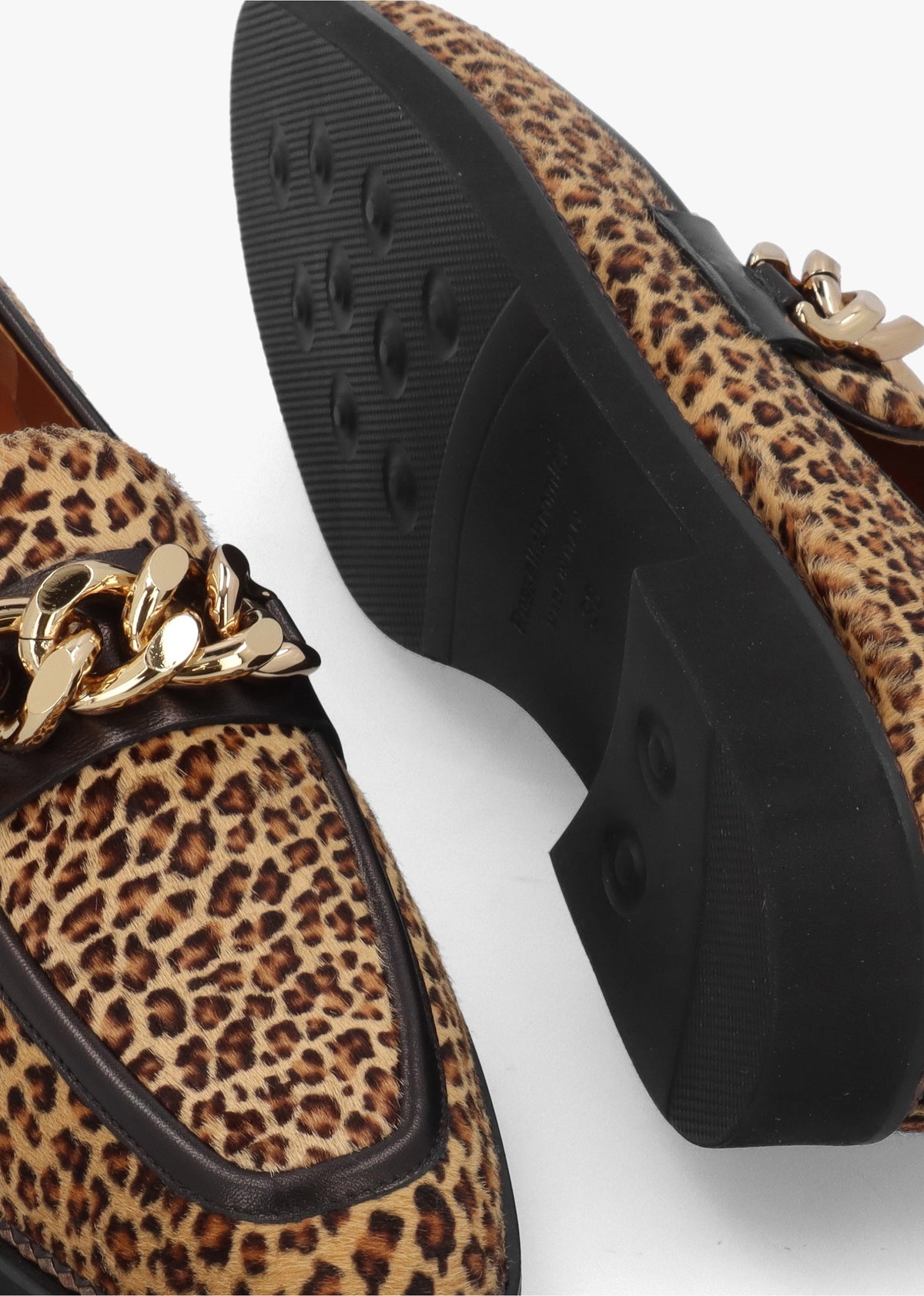 Leopard Pony Hair Loafers