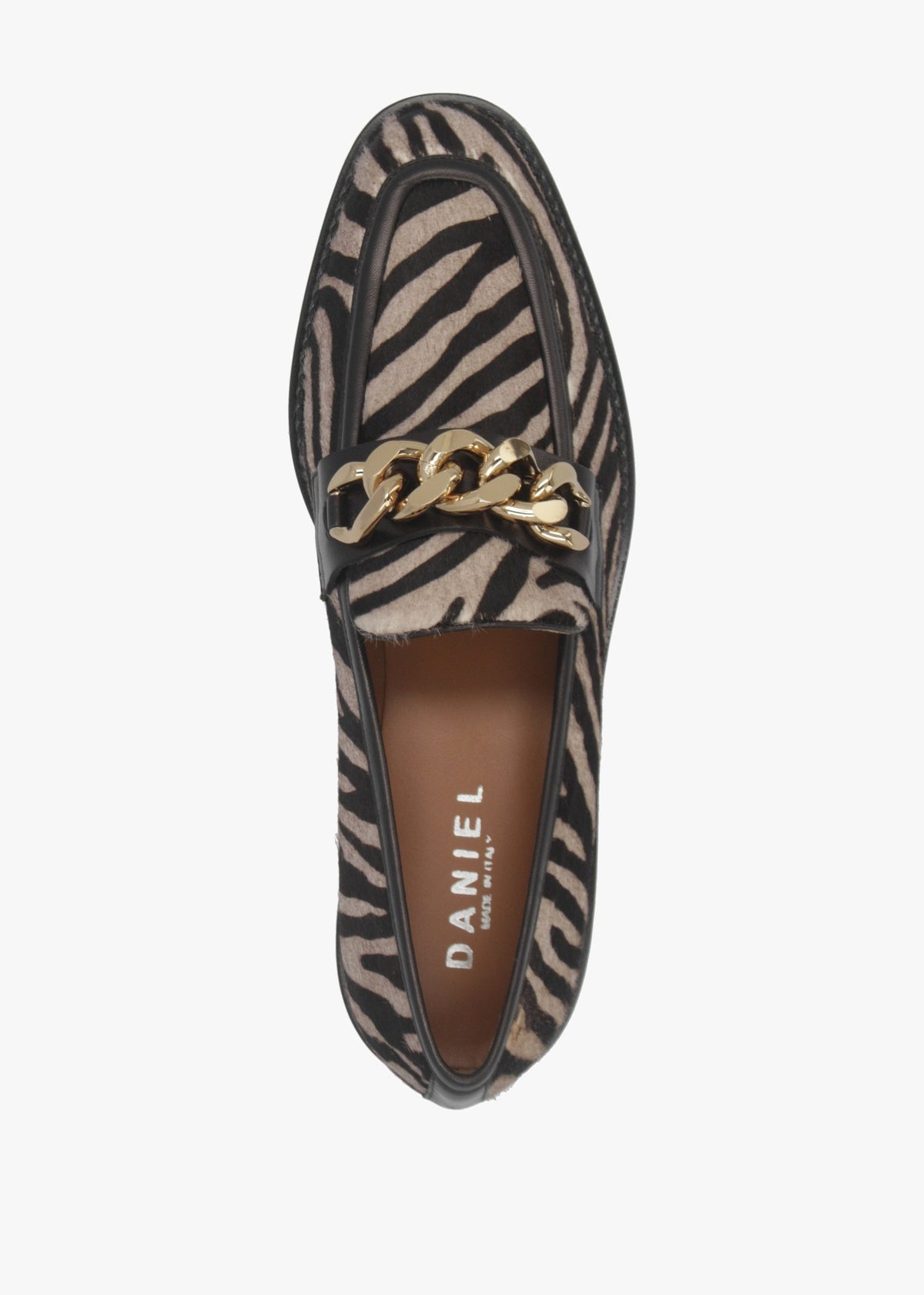Zebra Pony Hair Loafers