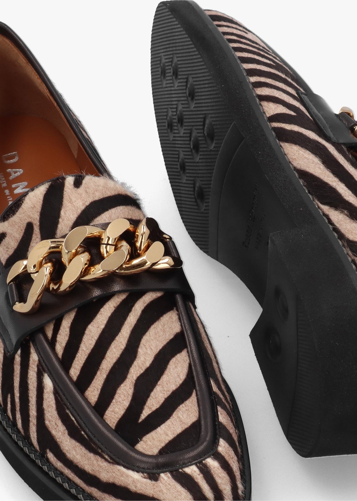 Zebra Pony Hair Loafers