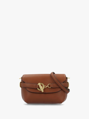 Small Blaike Lauren Tan Leather Cross-Body Bag