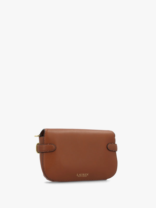 Small Blaike Lauren Tan Leather Cross-Body Bag