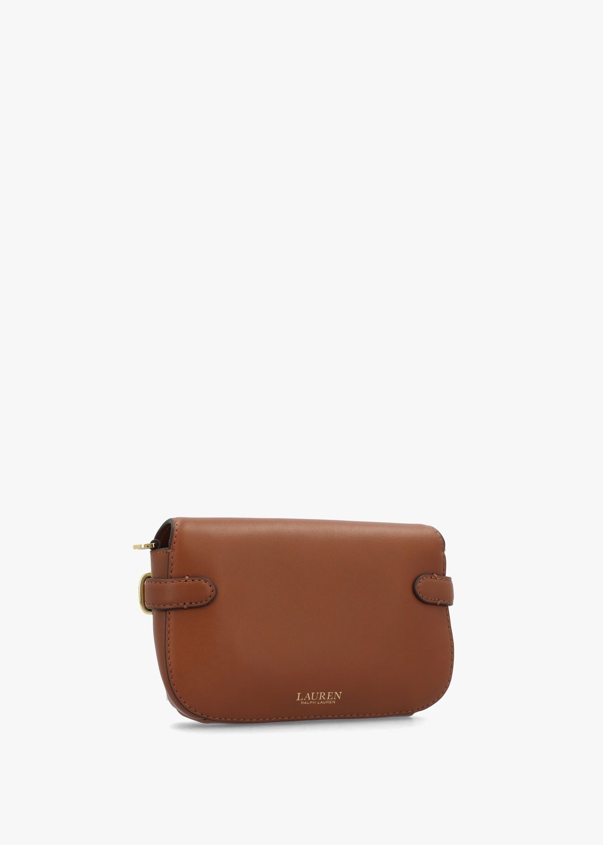 Small Blaike Lauren Tan Leather Cross-Body Bag