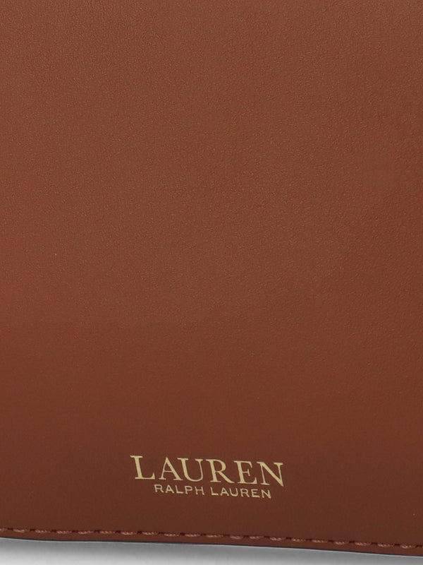 Small Blaike Lauren Tan Leather Cross-Body Bag