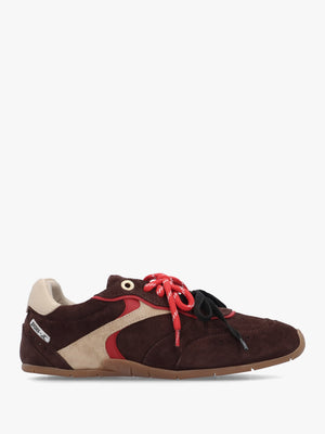 MYR-AA Coffee Bean Oakmilk Suede Low Top Trainers