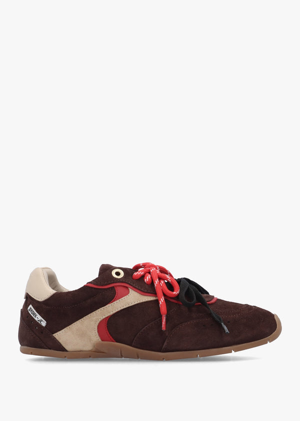 MYR-AA Coffee Bean Oakmilk Suede Low Top Trainers