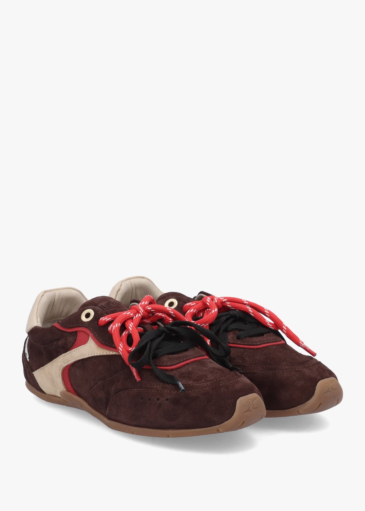 MYR-AA Coffee Bean Oakmilk Suede Low Top Trainers