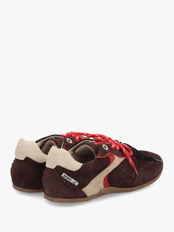 MYR-AA Coffee Bean Oakmilk Suede Low Top Trainers