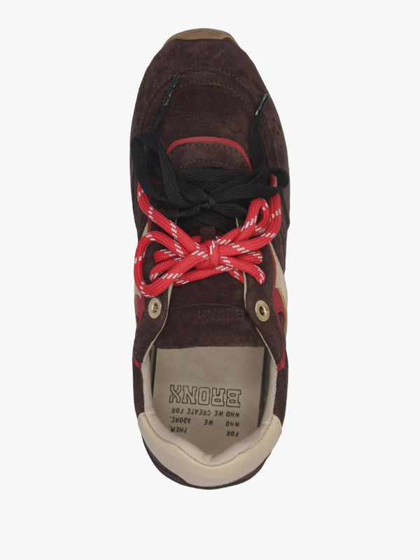 MYR-AA Coffee Bean Oakmilk Suede Low Top Trainers