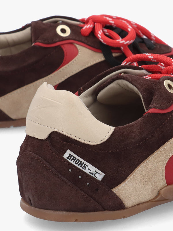 MYR-AA Coffee Bean Oakmilk Suede Low Top Trainers