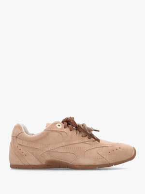MYR-AA Mocha Mousse Suede Low Top Trainers