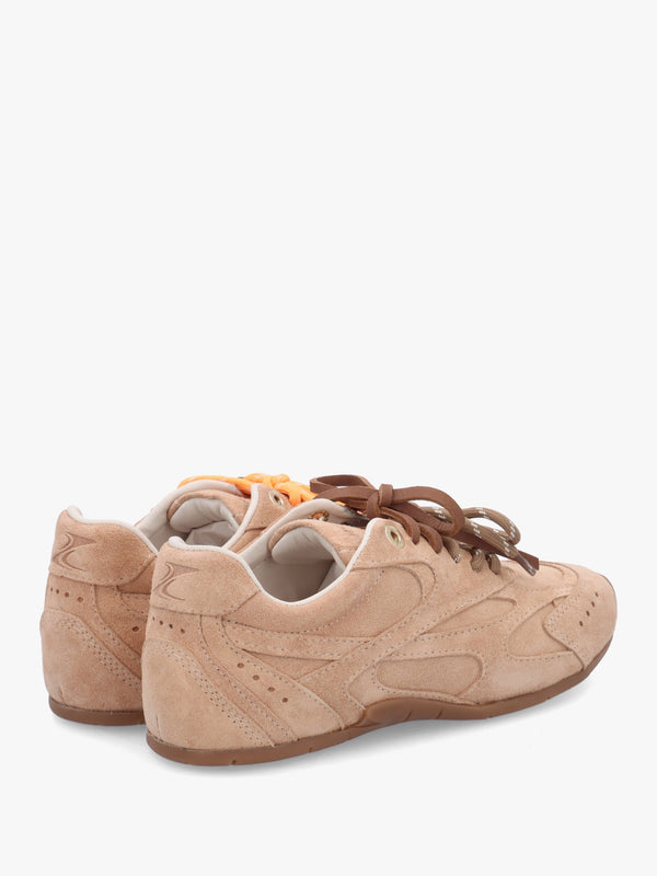 MYR-AA Mocha Mousse Suede Low Top Trainers