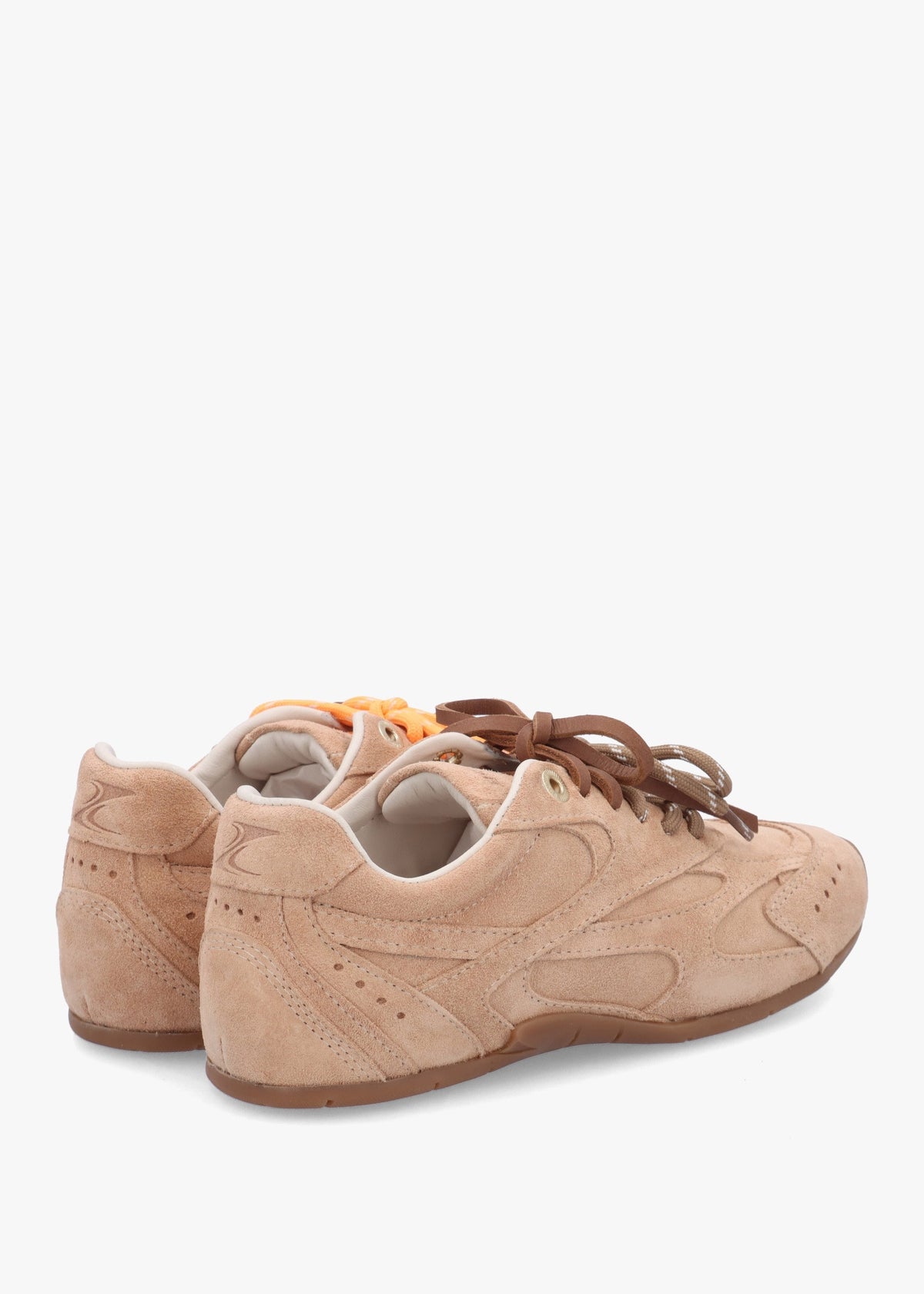 MYR-AA Mocha Mousse Suede Low Top Trainers