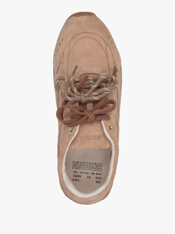 MYR-AA Mocha Mousse Suede Low Top Trainers