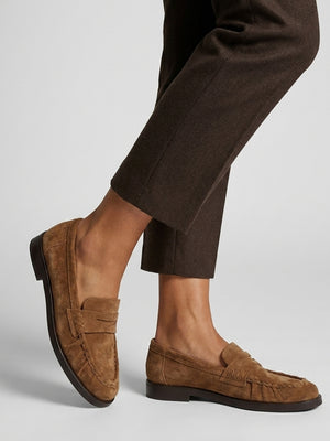 Ikaries Tan Suede Loafers