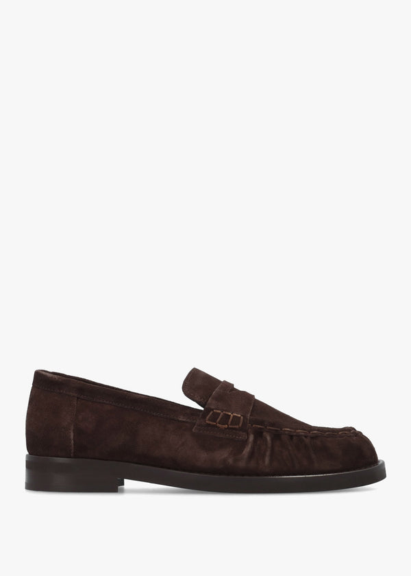 Ikaries Brown Suede Loafers