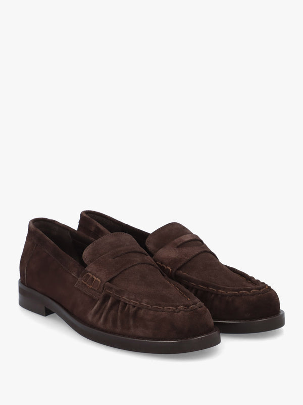 Ikaries Brown Suede Loafers