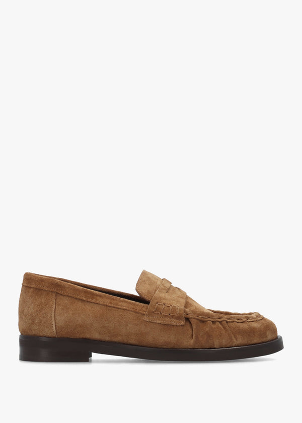 Ikaries Tan Suede Loafers
