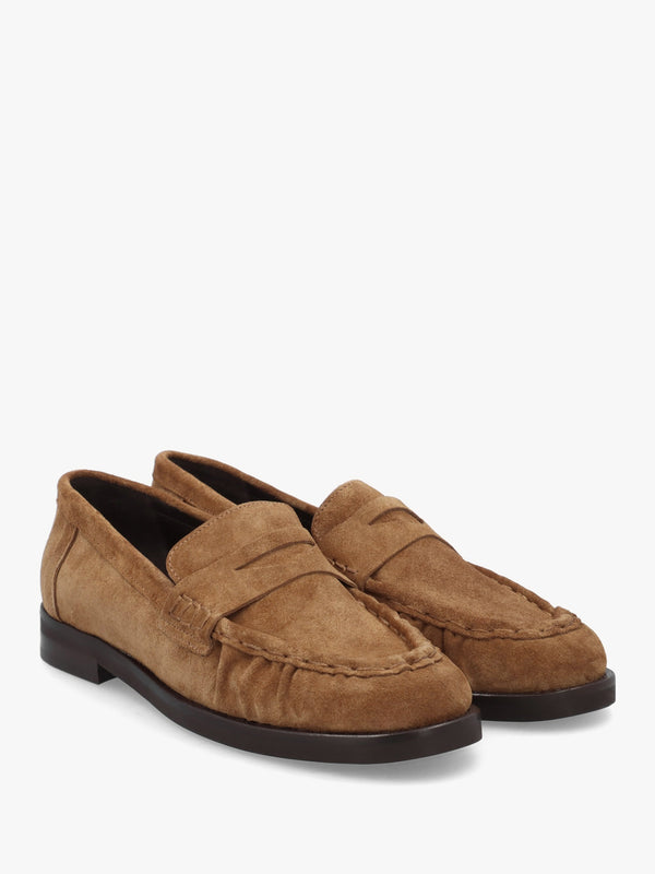 Ikaries Tan Suede Loafers