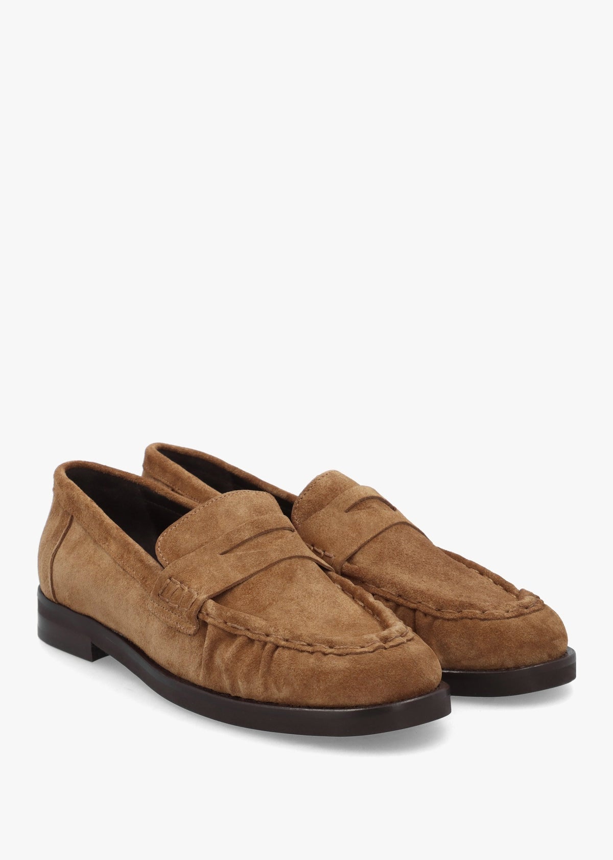 Ikaries Tan Suede Loafers