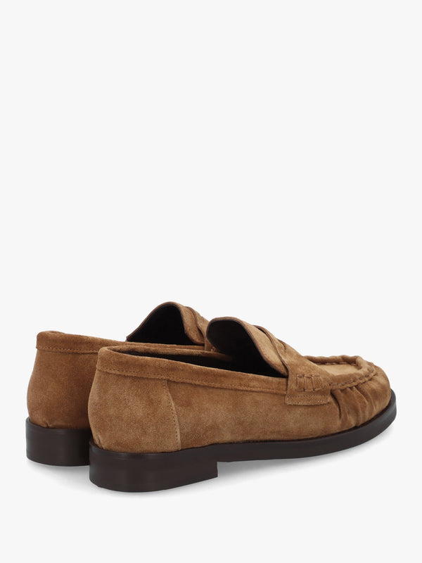 Ikaries Tan Suede Loafers