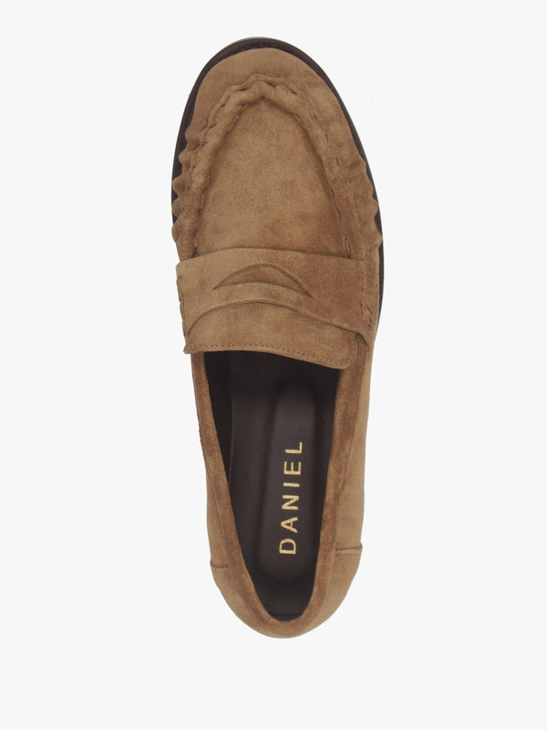 Ikaries Tan Suede Loafers