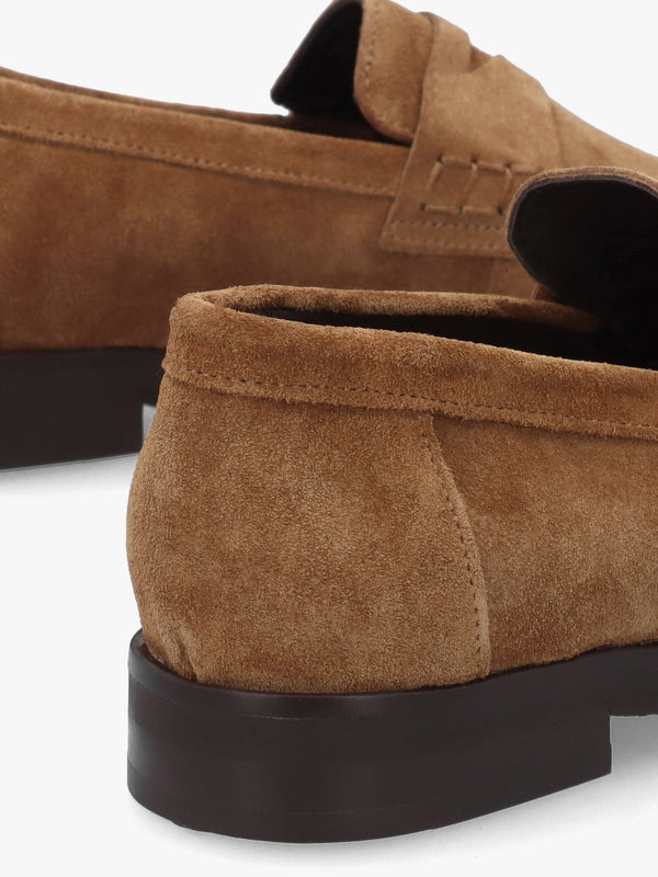 Ikaries Tan Suede Loafers