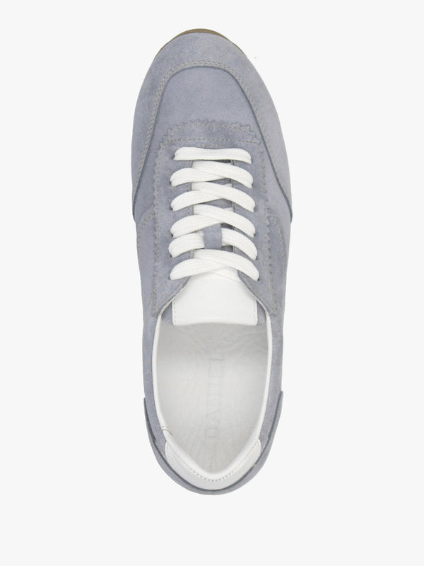 Geeki Blue Suede Low Profile Trainers