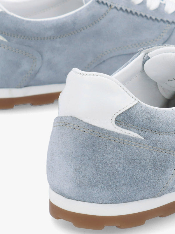 Geeki Blue Suede Low Profile Trainers