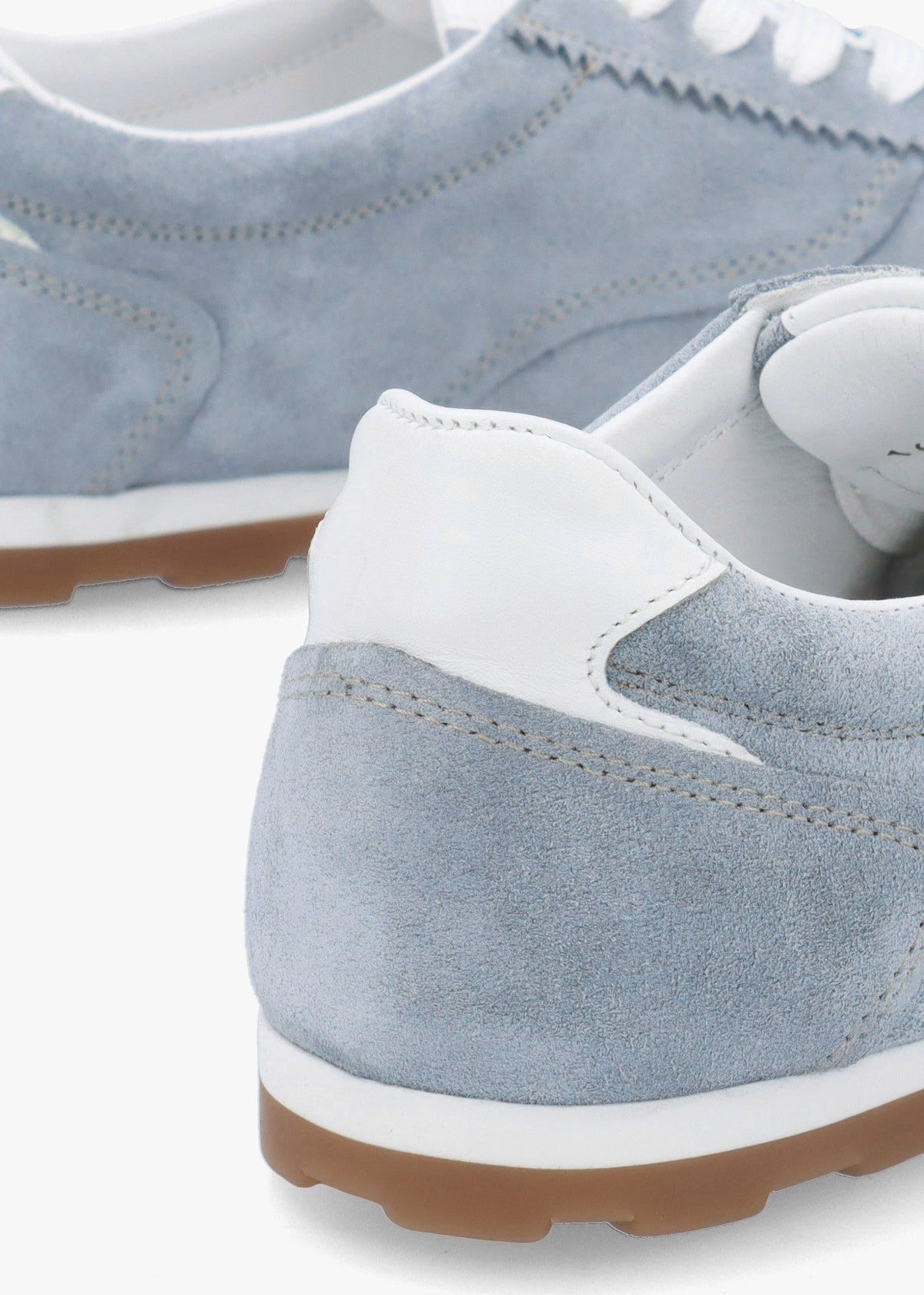 Geeki Blue Suede Low Profile Trainers