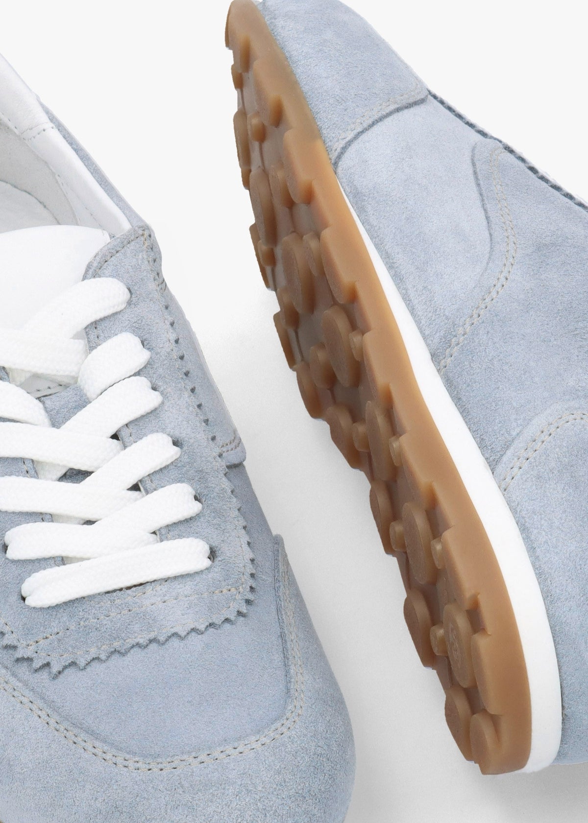 Geeki Blue Suede Low Profile Trainers