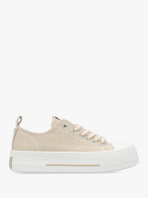 Betta Natural Chunky Platform Trainers