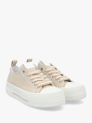 Betta Natural Chunky Platform Trainers